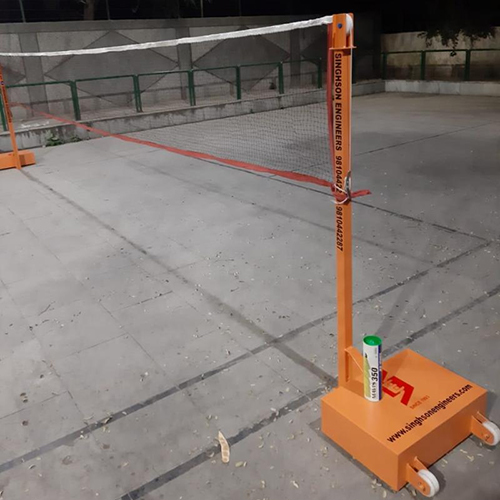 Badminton Pole - Durable Aluminum, Adjustable Height, Lightweight Design for Indoor and Outdoor Use