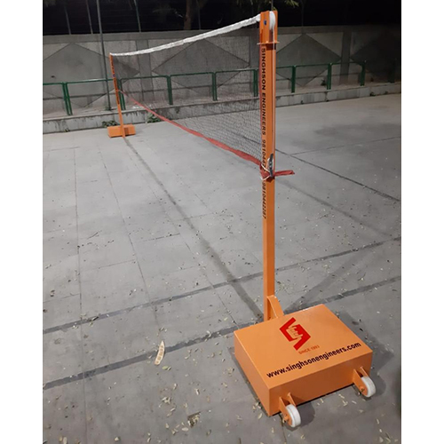 Badminton Pole - Durable Aluminum, Adjustable Height, Lightweight Design For Indoor And Outdoor Use