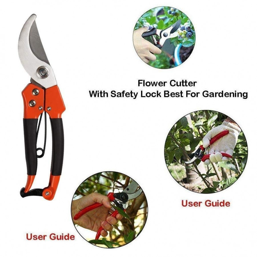 Micro Tip Pruning Snips - Stainless Steel Precision-sharpened Blades, Padded Soft Grip Handle For Comfort And Reduced Hand Fatigue