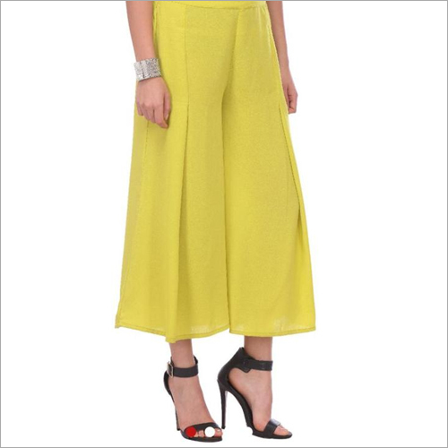 Washable Ladies Flared Palazzo