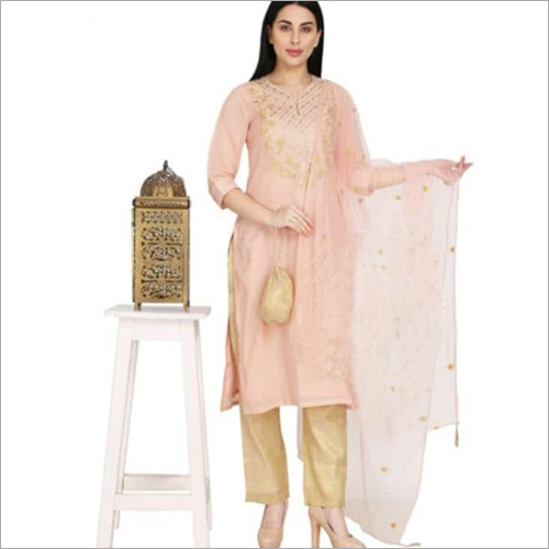 Indian Ladies Gota Pati Kurta With Trouser