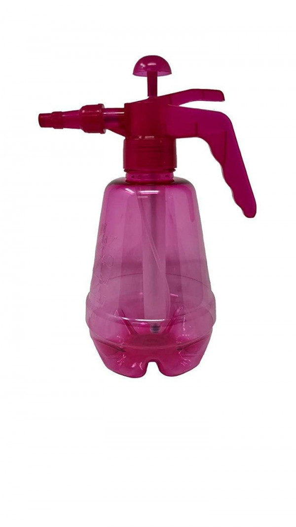 Pressure Spray Pump - 1.5 Liter, Durable Plastic Body With Adjustable Brass Nozzles For Effortless Misting And Spraying