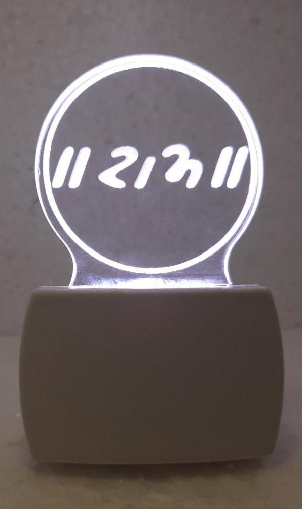 Soft Fiber Mop Cloth 3d Acrylic Ram Night Lamp