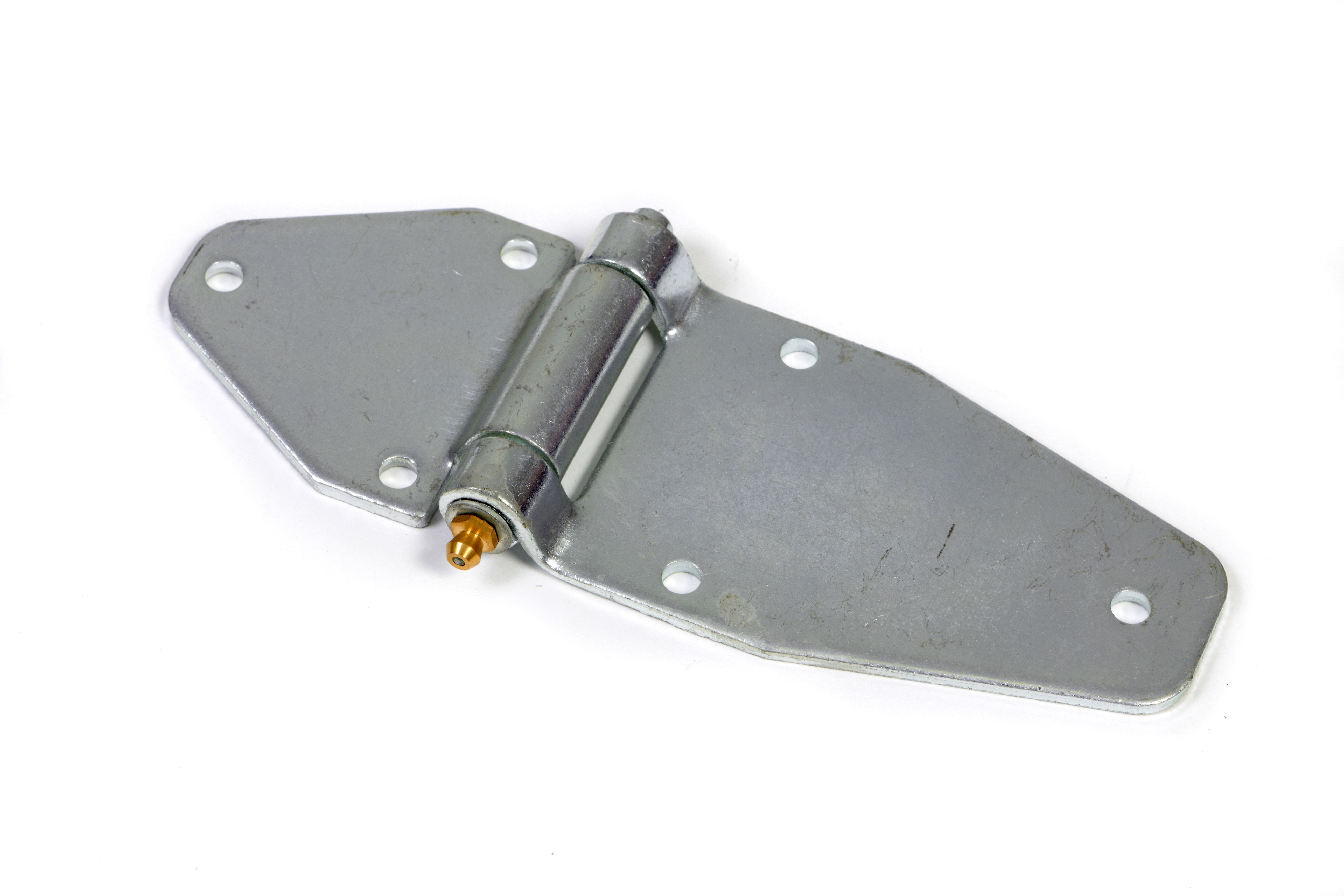 Auto Hinges - Steel, 4.5" X 1.5" Dimensions | Surface Mount, Silver Finish, Lightweight Design