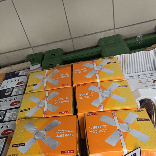 4 Blade Ceiling Fan - Plastic, Copper, Aluminium, Iron | Energy Efficient 5 Star Rating, Electrical Power Source, 2-Year Warranty