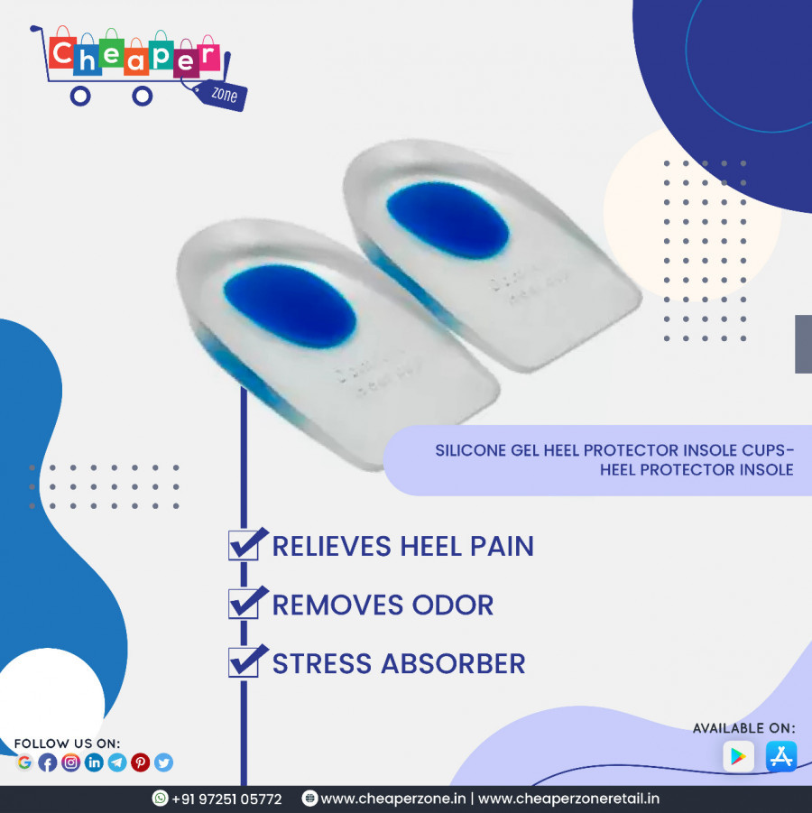 Blue Heel Protector Insole