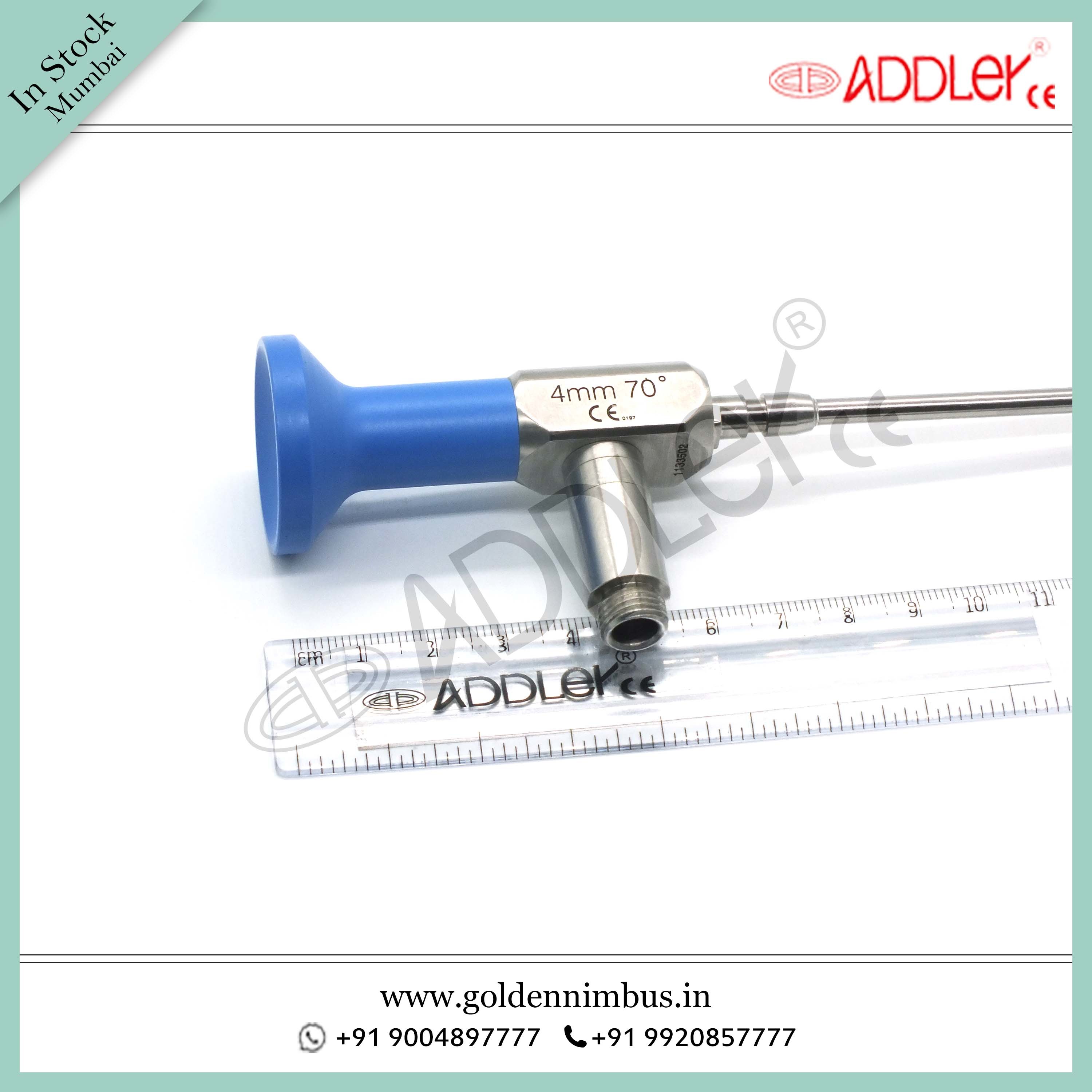Stryker 4mm 70 Degree Arthroscope With Arthroscopy Sheath Application: Medical Healthcare