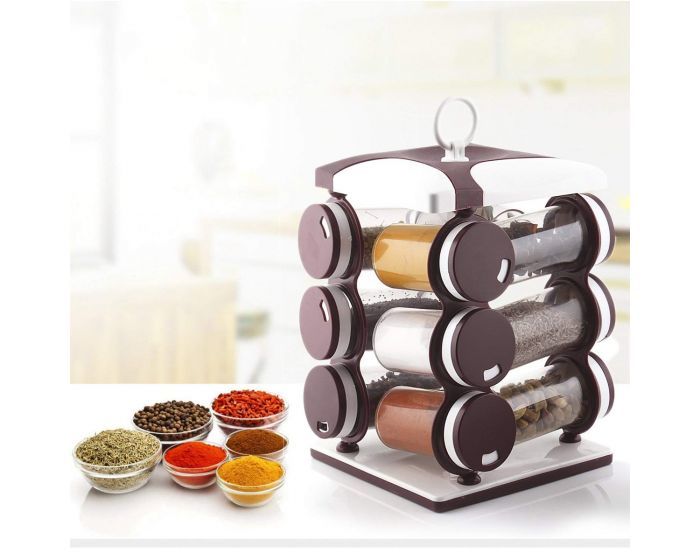 Plastic 12pcs Riyon Spice Rack