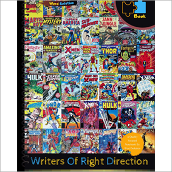 Comic Print Word Book Spiral