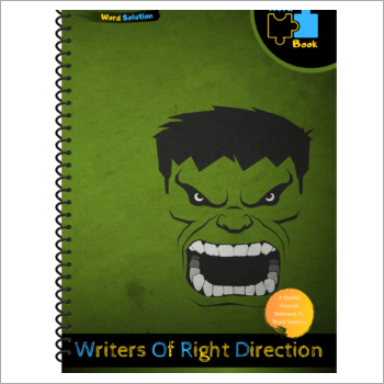 Hulk Scream Word Book Spiral