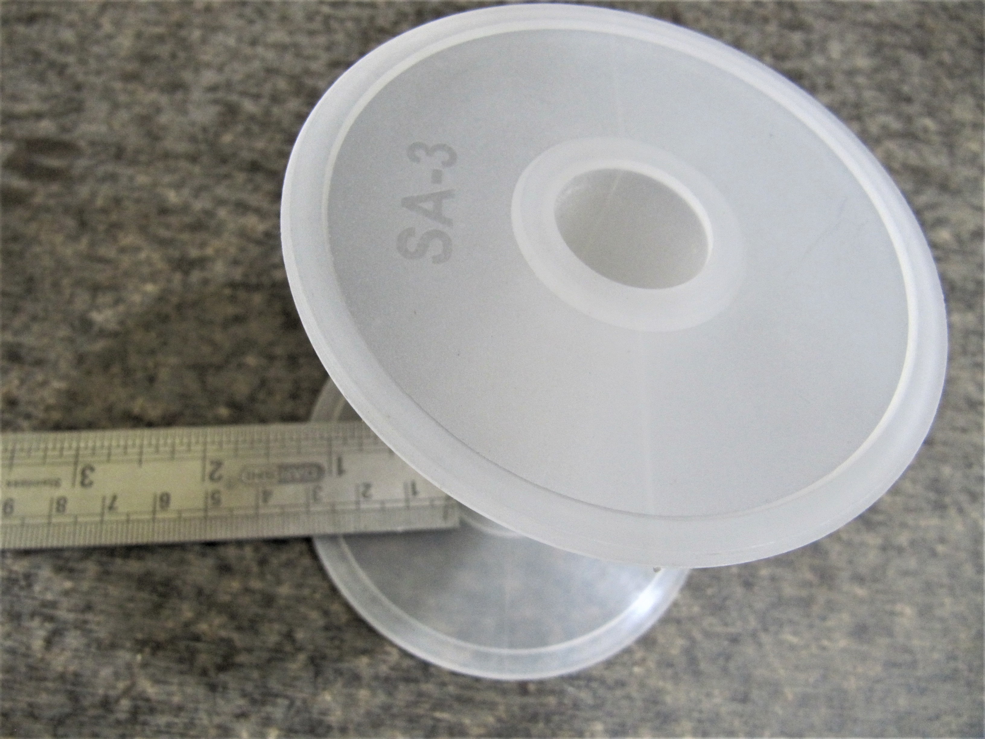 White Plastic Spools - 3.5 Inch Cylinderical Design | Perfect For Craft Cord, Rope, Chains And Threads