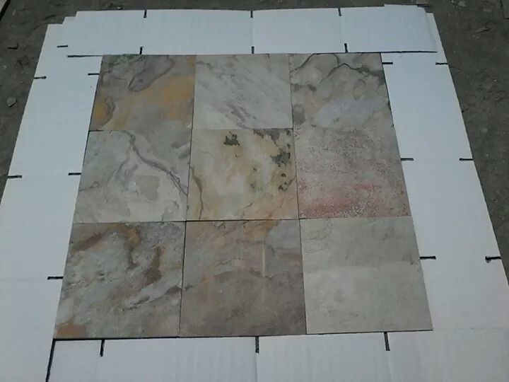 Indian Autumn Slate Stone - Size: 5x30