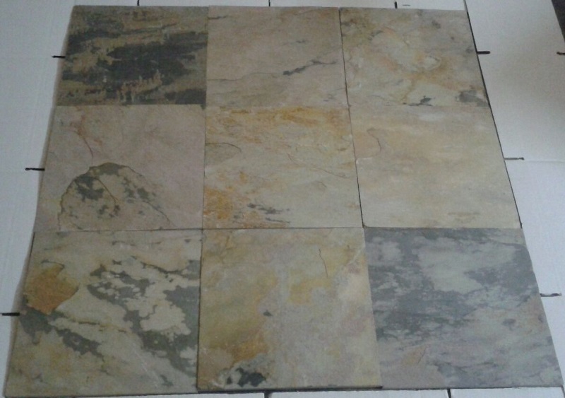 Indian Autumn Slate Stone - Size: 5x30