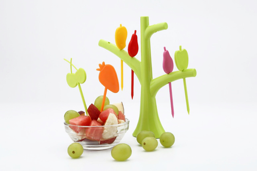 प्लास्टिक बर्ड फ्रूट फोर्क