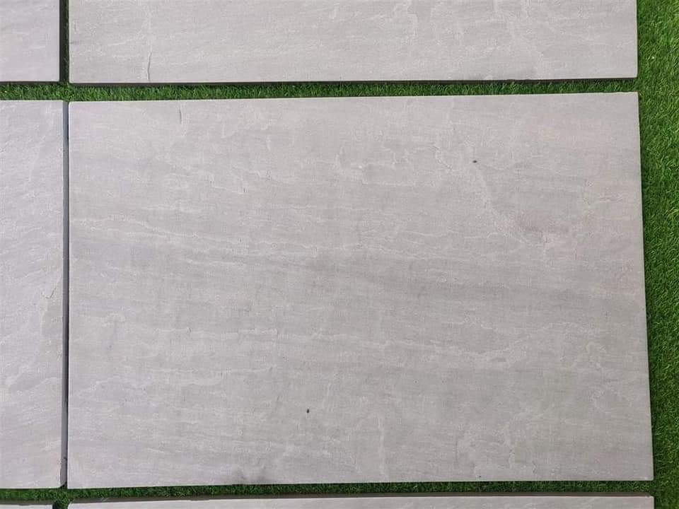 Kandla Grey Sandstone Paving Slabs - Size: 600x900