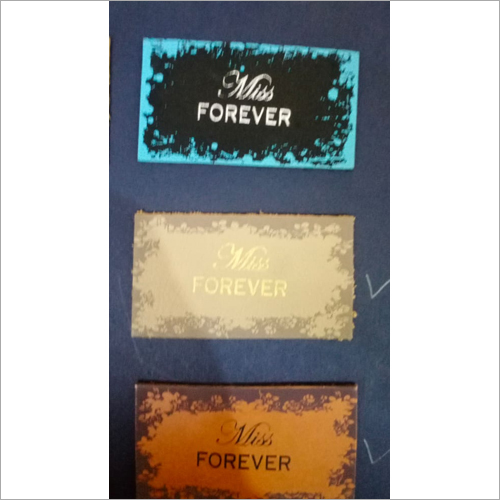 Denim PU Label For Foil And Print