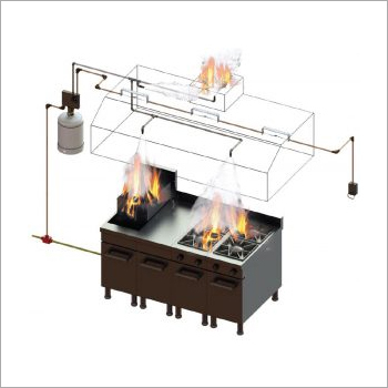 Kitchen Fire Suppression System Application: Hotel