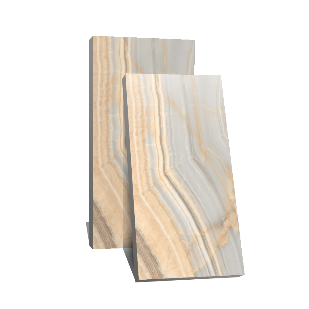 Marble Concept Porcelain Tiles - 600x1200mm, Brown Color, Glazed Finish | Wear-resistant, Non-slip, Antibacterial, Acid-resistant