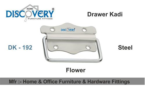 Drawer Pull Folding Kadi - Stainless Steel, Glossy T.T. Finish | Durable Design for Home and Office Furniture Fittings
