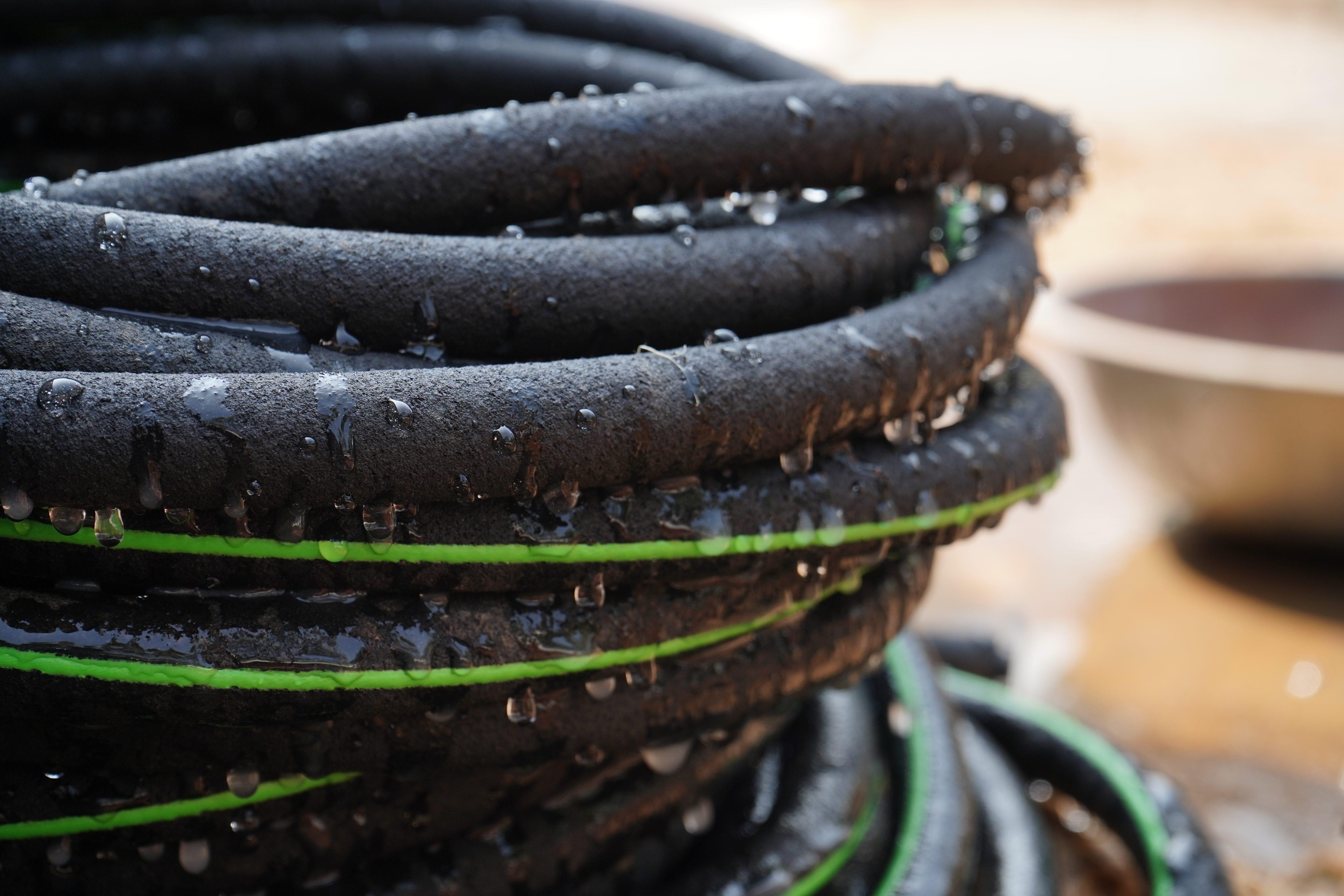 Porous Pipe - Termipore Elastomeric, 14.5 Mm, 17.5 Mm, 19 Mm Sizes | Black Color, Industrial Grade, Round Shape For Preventive Termite Control