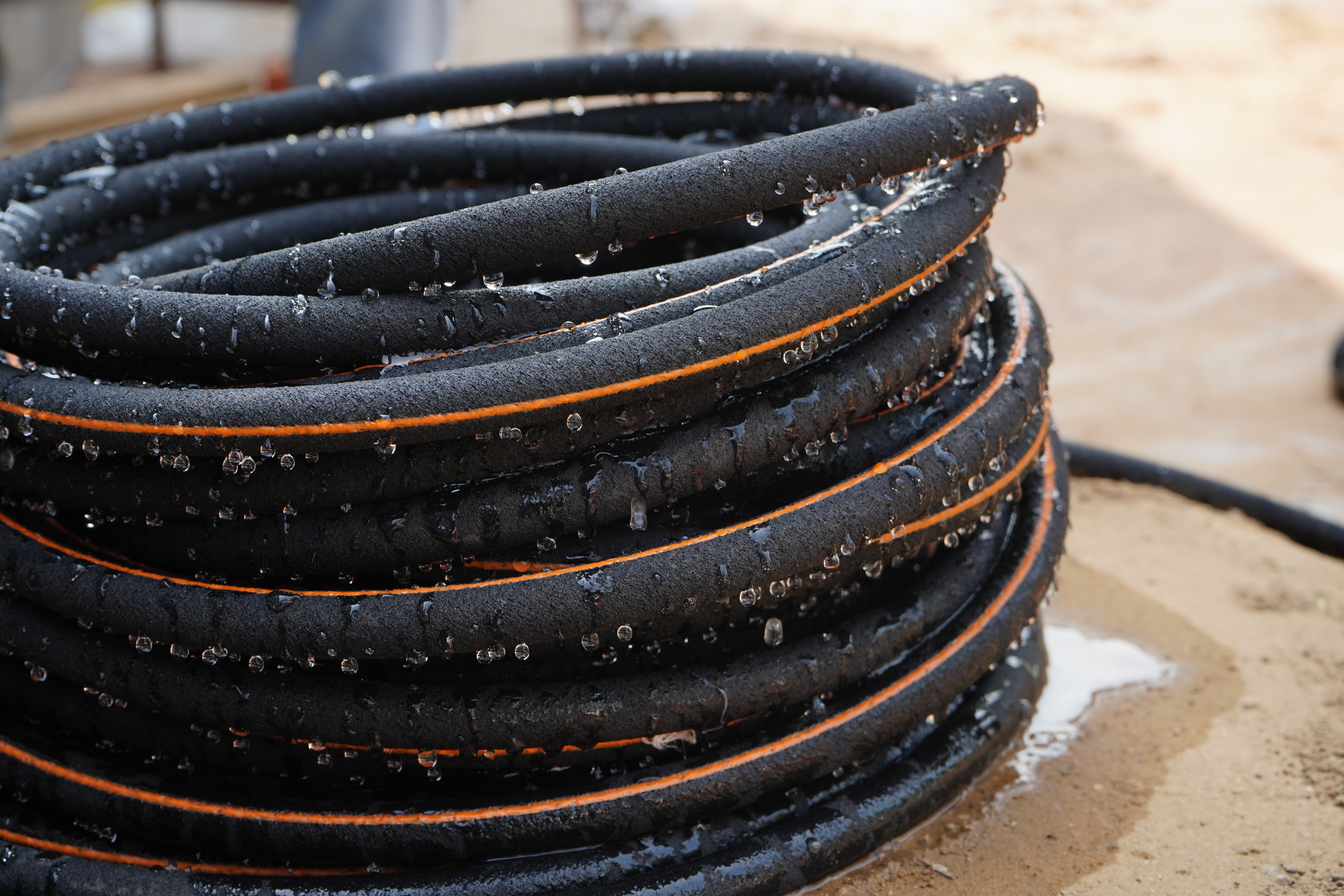 Porous Pipe - Termipore Elastomeric, 14.5 Mm, 17.5 Mm, 19 Mm Sizes | Black Color, Industrial Grade, Round Shape For Preventive Termite Control