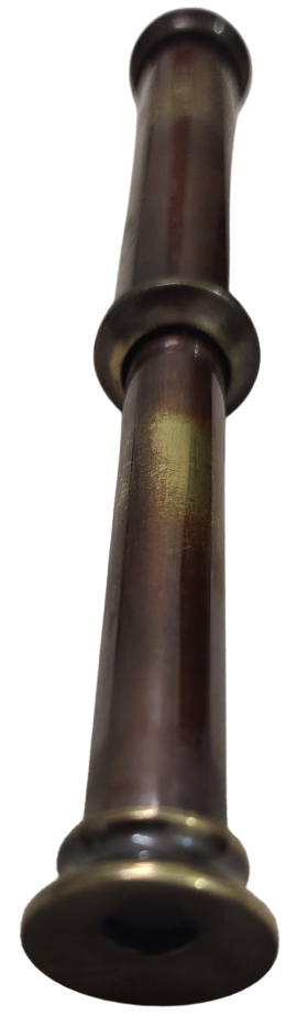 Nautical Brass Telescope - Metal Construction, 6 Inch Size, Black Antique Finish | Functional Elegance With Clear Magnification Optics