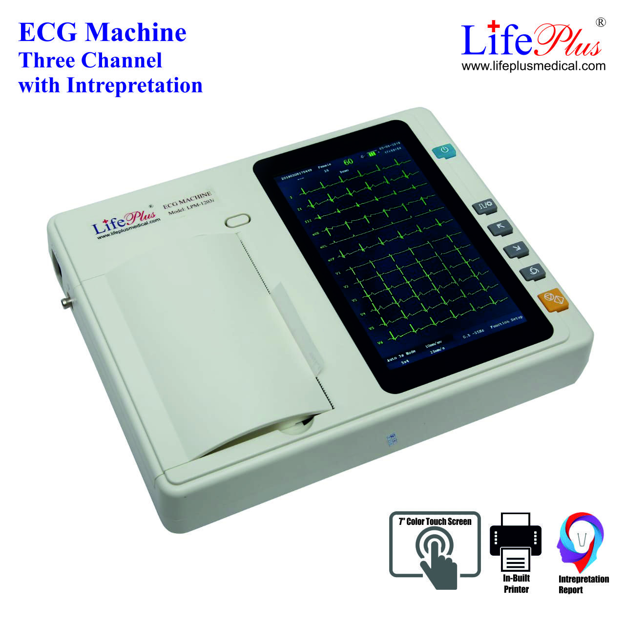 Ecg Machine Accuracy: 100 Mm/m