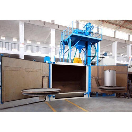 Automatic Swing Table Type Shot Blasting Machine