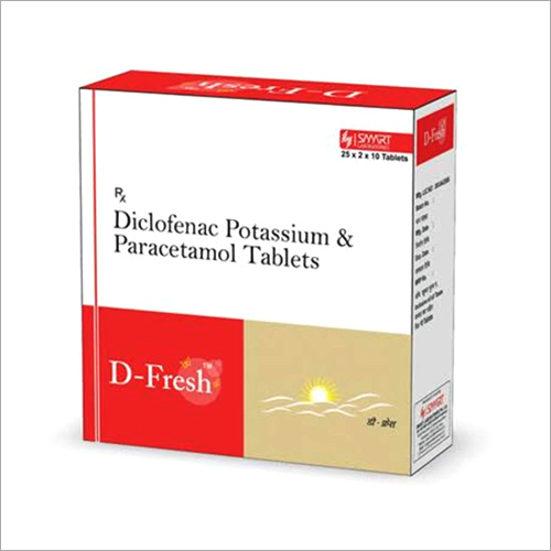 Diclofenac Potassium And Paracetamol Tablets General Medicines