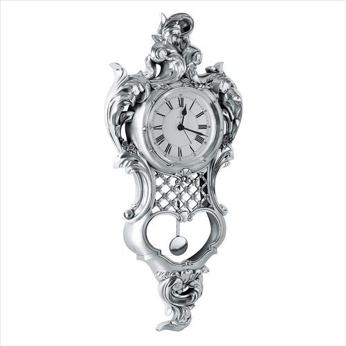 Squar 925 Silver Article Analog Wall Clock