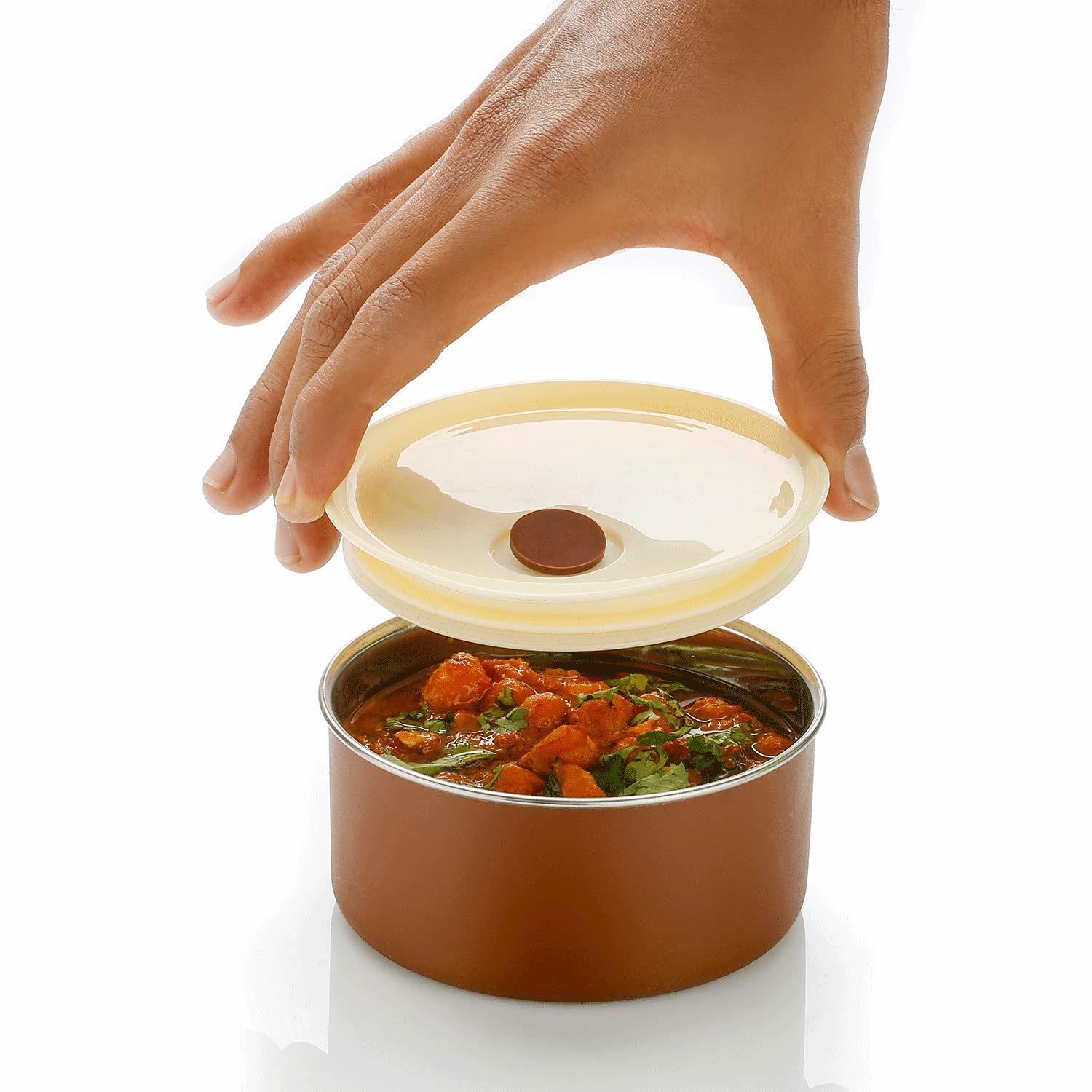 Plastic Lunch Box Set With Square Bag With 3 Container