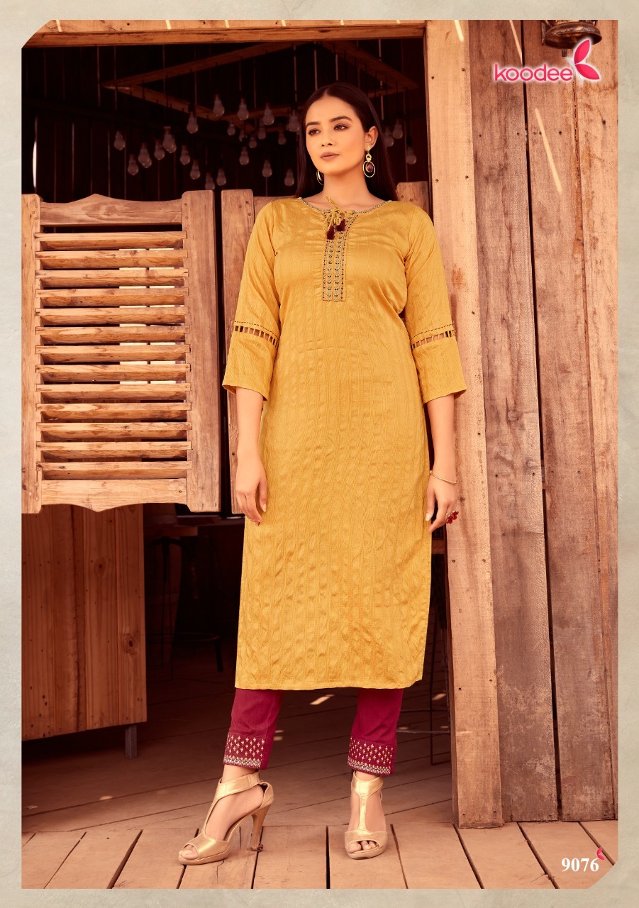 Dry Cleaning Mahi Vol 5 Designer Fancy Nylon Viscose With Stripe Kurtis Ewith Pants