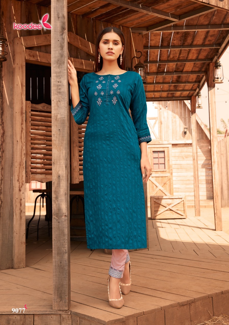 Dry Cleaning Mahi Vol 5 Designer Fancy Nylon Viscose With Stripe Kurtis Ewith Pants