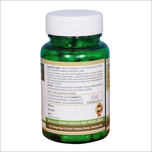 Moringa Capsules - 500 Mg | Non-prescription, Antioxidant-rich Supplement For Joint Pain Relief, Heart Health & More