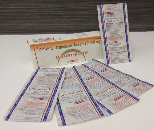 Cefixime 200mg Dispersible Tab.