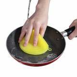 Silicone Dish Scrubber Sponge Mildew Free, Non Stick,