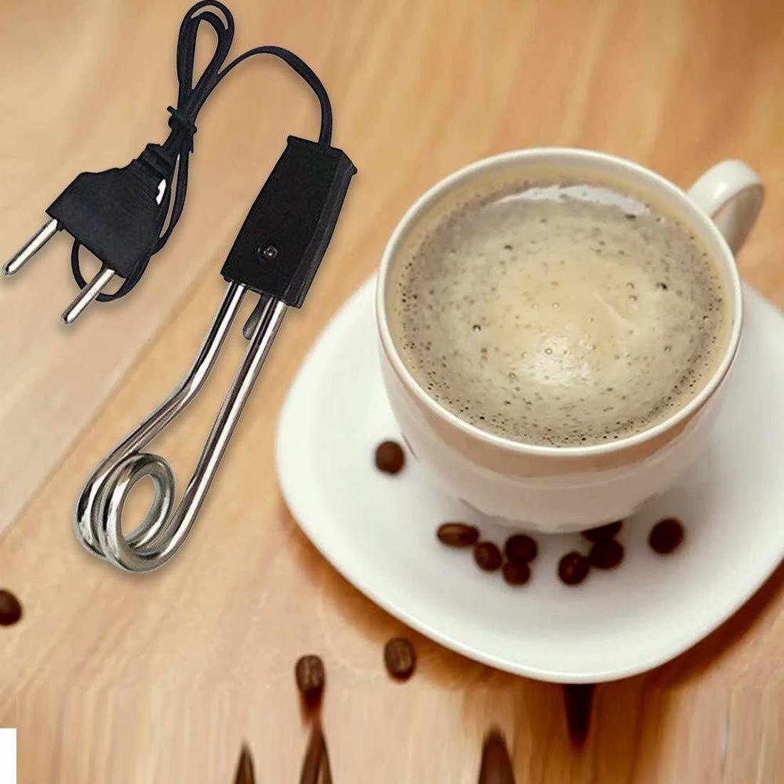 Coffee Heater - Stainless Steel, Compact Design, Automatic Shut-off, High-efficiency Heating Element, Ergonomic Handle, Led Indicator Light