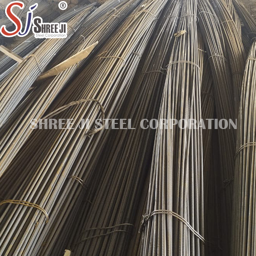 Sail Tmt Bar - Mild Steel, 12 Meter Length | Abrasion Resistant, High Temperature Withstanding, Mill Finish