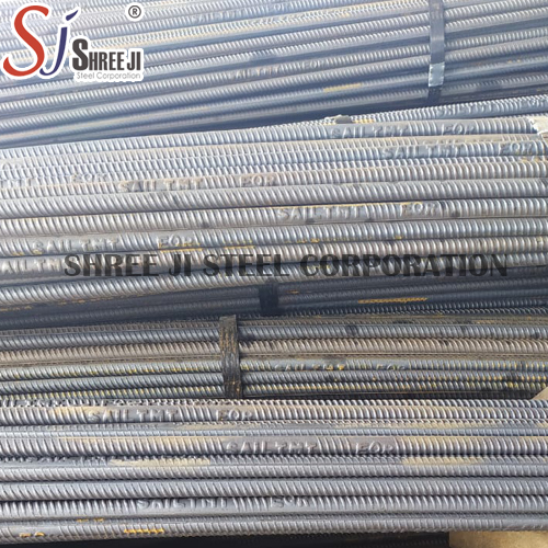 Sail Tmt Bar - Mild Steel, 12 Meter Length | Abrasion Resistant, High Temperature Withstanding, Mill Finish