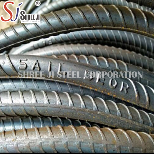 Sail Tmt Bar - Mild Steel, 12 Meter Length | Abrasion Resistant, High Temperature Withstanding, Mill Finish