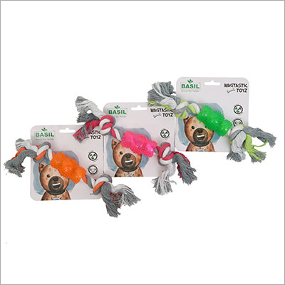 मजबूती के लिए TPR के साथ कॉटन रोप टॉय