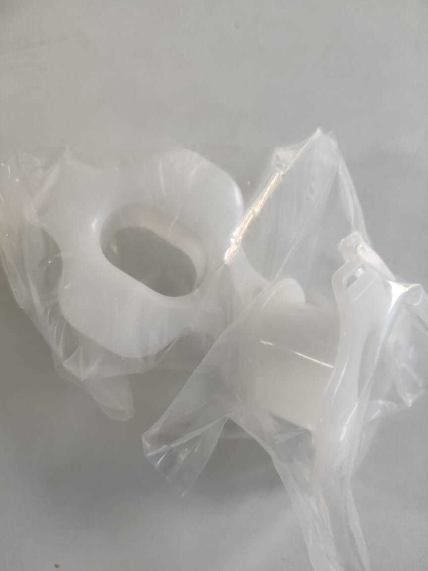 Mouth Guard - Polymer Material, Lightweight Design, White Color | Impact Resistant, Skin-friendly, Easy To Clean & Maintain