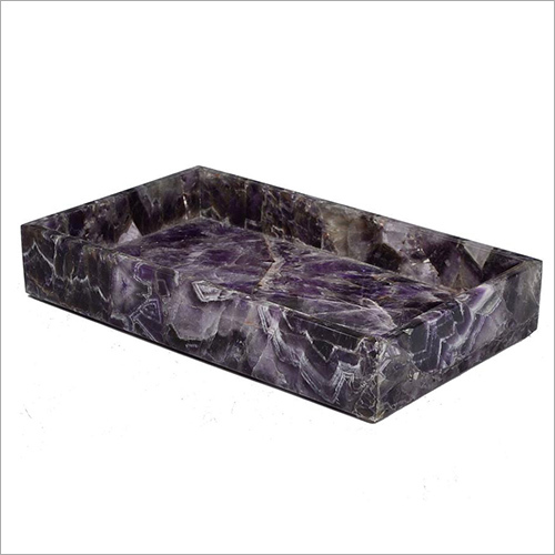 Rectangular Amethyst Trays