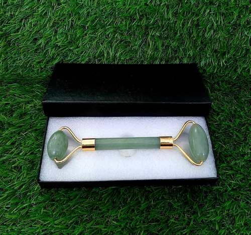 ग्रीन एवेन्ट्यूरिन मसाज रोलर