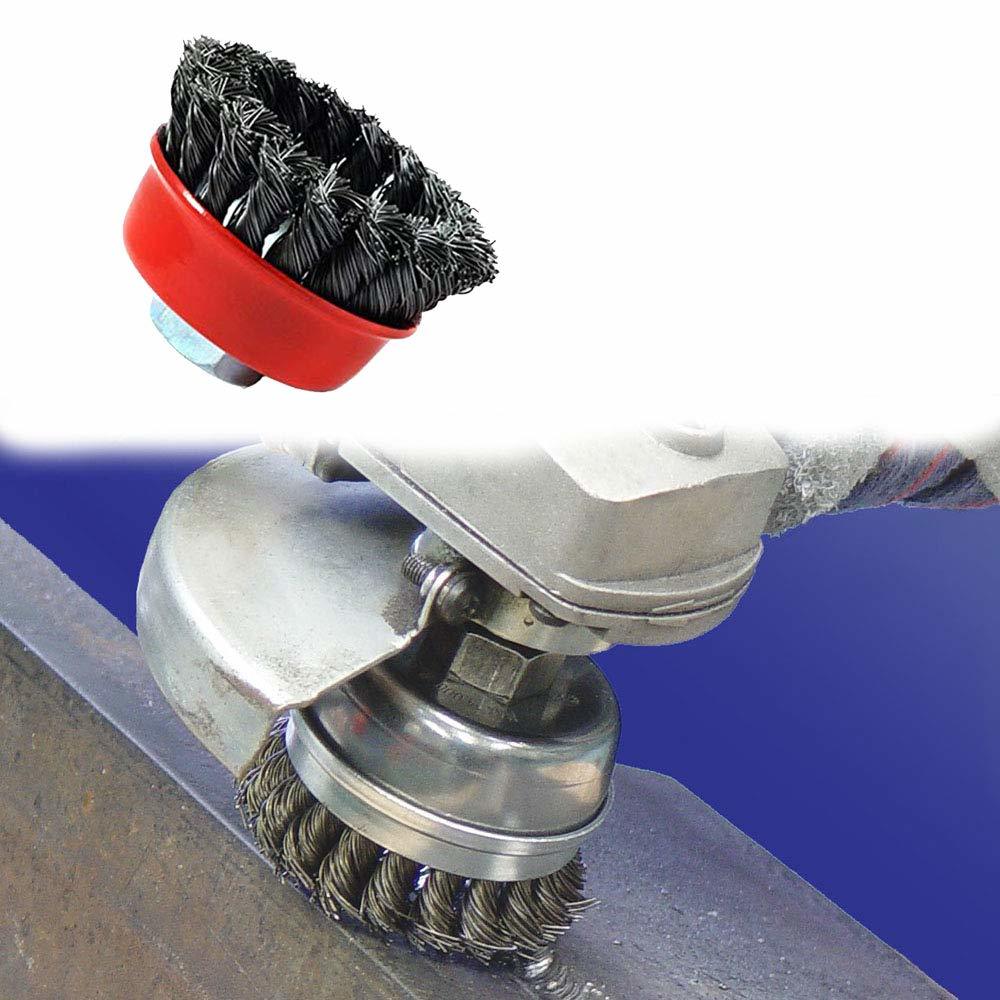 Wire Wheel Cup Brush (Black)