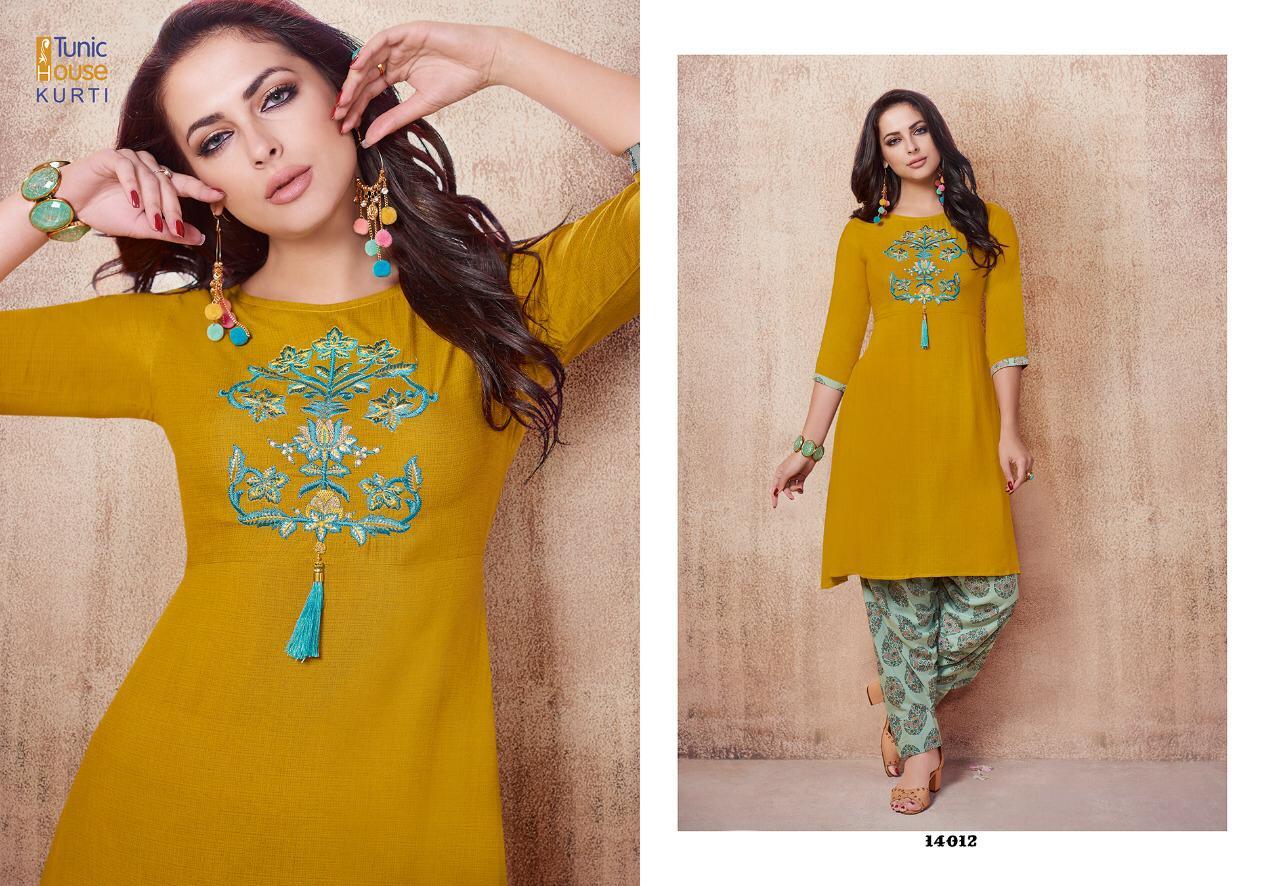 Dry Cleaning Glorist Viscous Rayon Print Kurti