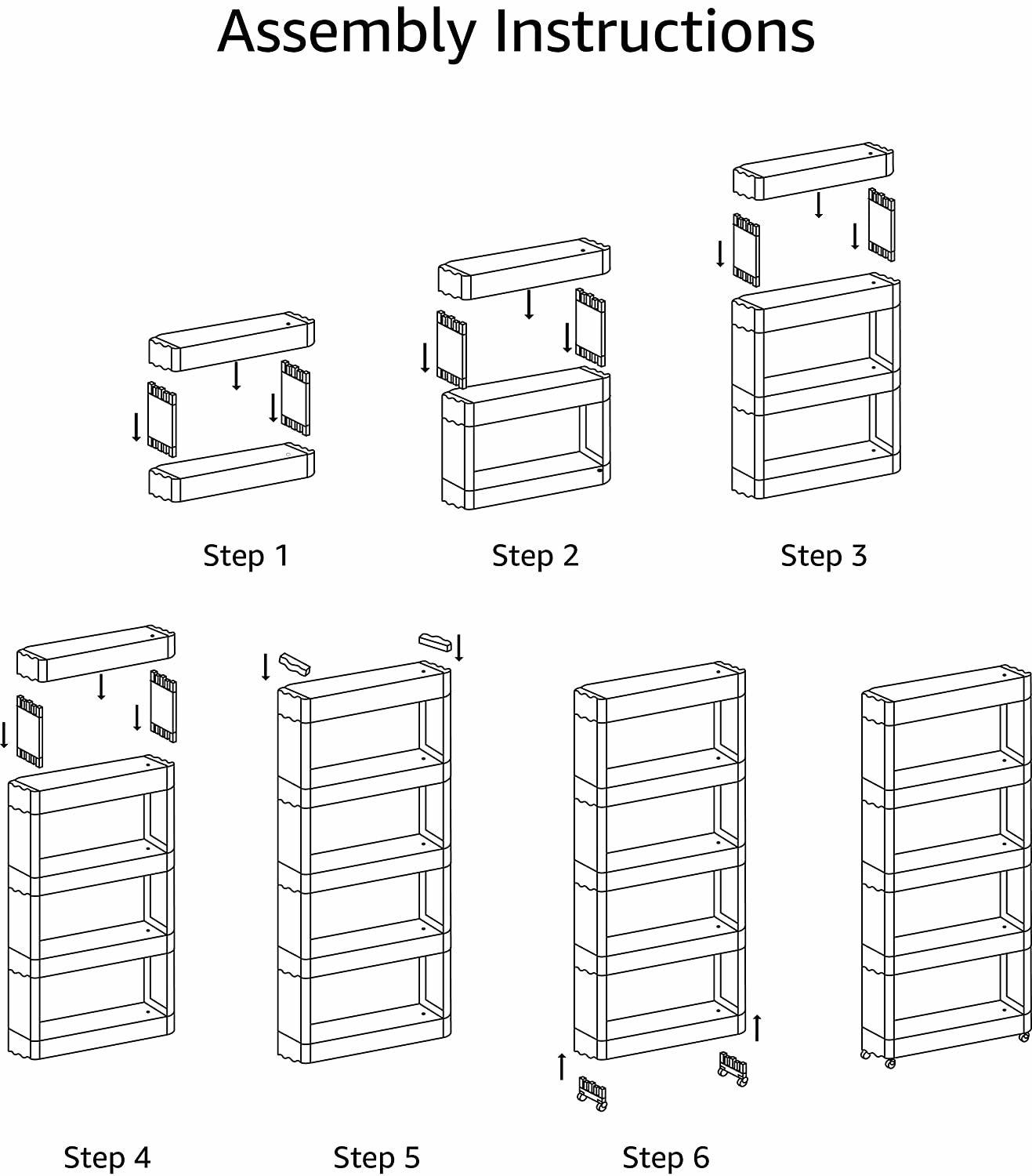 5 Tier Kitchen Storage Rack