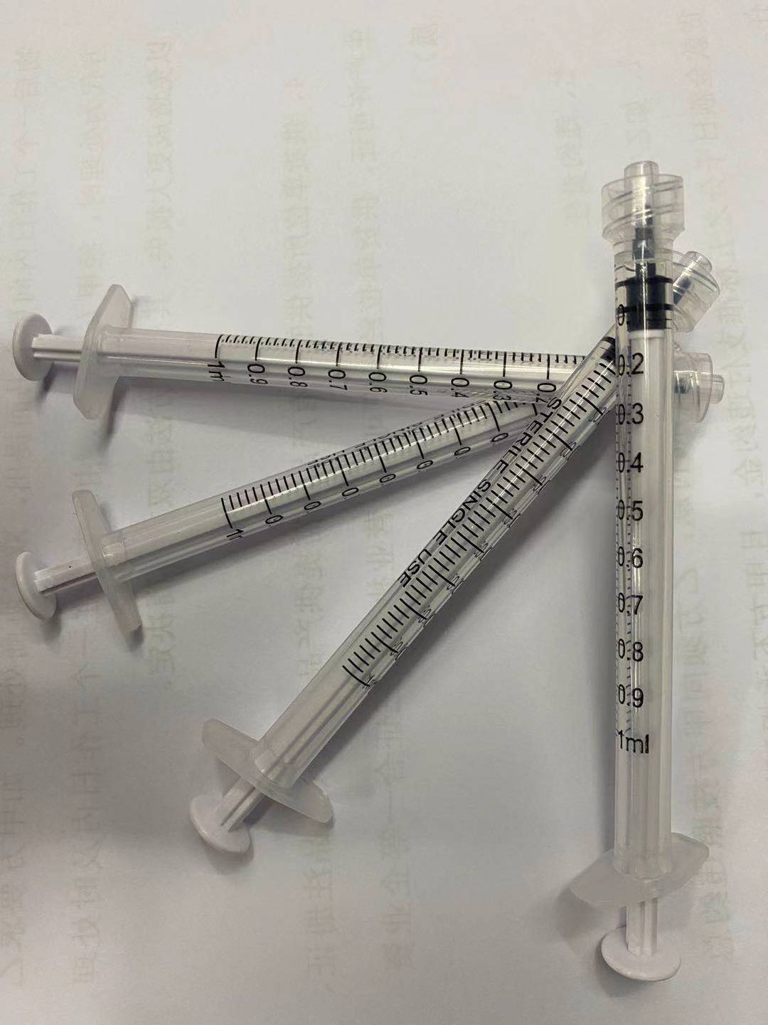 Plastic Safety Syringes With Safety Needle