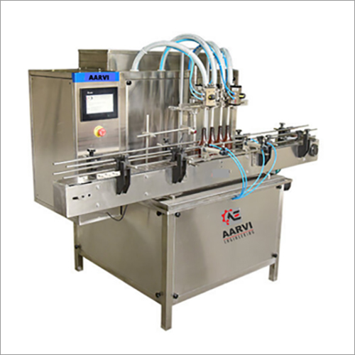 Automatic 4 Head Servo Piston Filler Machine