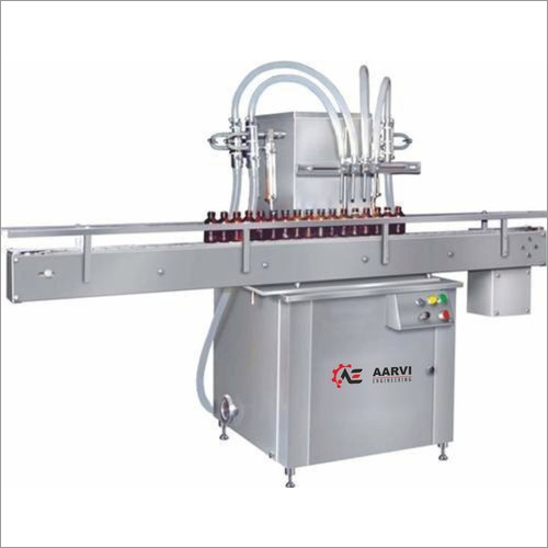 Sanitizer Filling Machine - Stainless Steel, 40-50 Bottles Per Minute, Automatic Electric Operation, HDP Bottle and Plastic Jar Packaging